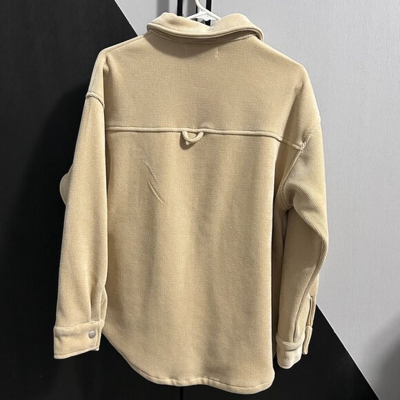 Forever 21 Tan/Beige Corduroy Shacket Women's Size S - Picture 5 of 8